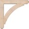 Ekena Millwork Thorton Craftsman Smooth Bracket w/ Offset Brace, Douglas Fir, 5 1/2"W x 28"D x 28"H BKT0604X28X28THR04SDF - alternate 4